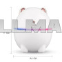 Ультразвуковий зволожувач повітря та нічник 2 у 1 Humidifier Polar Bear